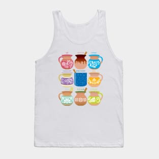 bebidas calientes y coloridas. Tank Top